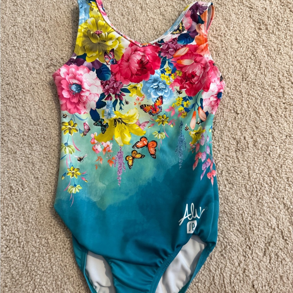 Sylvia P size 6 gymnastics leotard